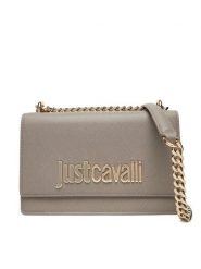 Just Cavalli Torebka 79RA4BBA Szary. Szare torebki klasyczne damskie Just Cavalli, bez wzorów, ze skóry, wizytowe, bez kołnierzyka, bez ramiączek. Za 639.99 zł.