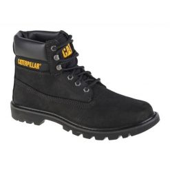 Buty Caterpillar Colorado 2.0 P110425 czarne. Czarne buty trekkingowe męskie na zimę, z gumy, bez zapięcia. Za 683.75 zł.