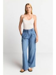 Rich & Royal Top w kolorze kremowym rozmiar: M. Brązowe topy damskie Rich & Royal, m, bez wzorów, bez kołnierzyka. Za 112.83 zł.