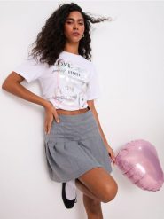 Koszulka - biały. Białe t-shirty damskie Sinsay, l, bez wzorów, bez kołnierzyka. Za 12.99 zł.