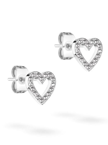 Tamaris Kolczyki-wkrętki z cyrkoniami rozmiar: onesize. Szare kolczyki damskie Tamaris, z cyrkonią, ze stali. Za 143.56 zł.