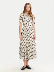 Marella Sukienka codzienna Lorenzo 2513221141 Écru Regular Fit. Sukienki damskie Marella, na co dzień, bez wzorów, z wiskozy, bez kołnierzyka, bez ramiączek, proste. Za 1,569.00 zł.