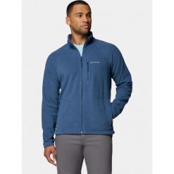 Sweter Męski Columbia Fast Trek II. Niebieskie swetry męskie Columbia, m, bez wzorów, bez kołnierzyka. Za 249.00 zł.