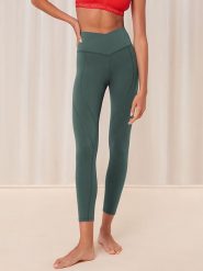 Triumph Legginsy sportowe "Cardio" w kolorze zielonym rozmiar: M. Zielone legginsy damskie Triumph, m, bez wzorów, z materiału. Za 148.61 zł.