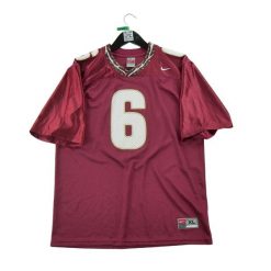 Second life - Koszulka męska Nike NCAA Florida State - Stan bardzo dobry. Czerwone t-shirty sportowe męskie Nike, l, bez ramiączek, do piłki nożnej. Za 127.76 zł.