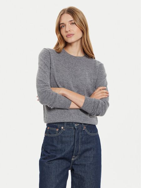 United Colors Of Benetton Sweter 1002D1K01 Szary Regular Fit. Szare swetry klasyczne damskie United Colors Of Benetton, xs, z wełny, bez kołnierzyka. Za 179.99 zł.