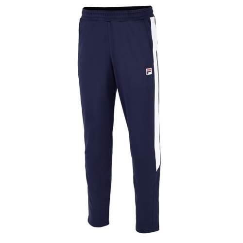 Spodnie sportowe męskie Fila Pant Jan. Niebieskie spodnie dresowe męskie Fila, bez wzorów, z dresówki. Za 329.00 zł.