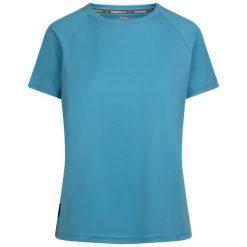 T-shirt damski Claudette. Niebieskie t-shirty damskie Trespass, m, bez wzorów, bez kołnierzyka. Za 64.99 zł.