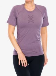 Koszulka do biegania damska X-Bionic Xceed Run Shirt S/S. Fioletowe t-shirty damskie X BIONIC, s, bez wzorów, z materiału, bez kołnierzyka. Za 339.15 zł.