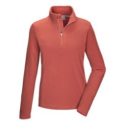 Bluza polarowa damska Killtec KSW 101 WMN FLC SHRT. Brązowe bluzy bez kaptura damskie KILLTEC, z materiału. Za 159.99 zł.