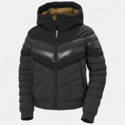 Damska kurtka narciarska Helly Hansen Imperial. Czarne kurtki narciarskie i snowboardowe damskie Helly Hansen, xl, bez wzorów, z materiału, bez kaptura, narciarskie. Za 1,119.20 zł.