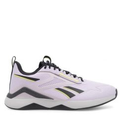 Buty na siłownię Reebok. Fioletowe buty sportowe na co dzień damskie Reebok, na fitness i siłownię. Za 179.99 zł.