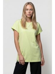 Alife and kickin Koszulka "Magdalena" w kolorze jasnozielonym rozmiar: S. Zielone bluzki damskie Alife and Kickin, s, bez wzorów, bez kołnierzyka, bez ramiączek. Za 43.99 zł.