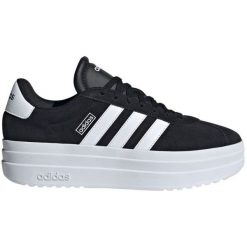 Buty adidas Vl Court Bold W IH9995 czarne. Czarne buty sportowe na co dzień damskie bez wzorów, z gumy. Za 422.57 zł.