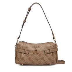 Torebka Guess. Brązowe torebki klasyczne damskie Guess, z aplikacjami, bez dodatków. Za 549.99 zł.