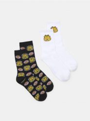 Skarpetki Garfield 2 pack - wielobarwny. Skarpetki męskie Sinsay, bez wzorów. Za 15.99 zł.