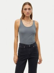 Vero Moda Top Maxi 10185110 Szary Regular Fit. Szare topy damskie Vero Moda, s, bez wzorów, z bawełny, bez kołnierzyka. Za 49.99 zł.