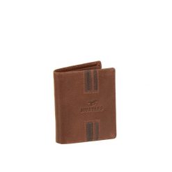 MUSTANG ASTI WALLET MĘSKI SKÓRZANY PORTFEL PREMIUM POJEMNY NA KARTY SKÓRA BROWN 06.101101. Brązowe portfele męskie Mustang, bez wzorów, ze skóry. Za 149.99 zł.