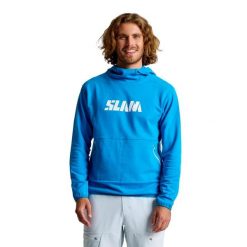 Bluza Slam Graphic Hoodie Dorośli. Niebieskie bluzy z kapturem męskie SLAM, l, z bawełny. Za 566.99 zł.