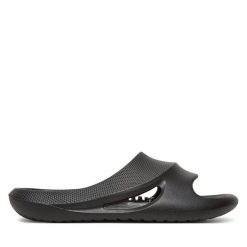 Klapki Sprandi. Czarne klapki damskie Sprandi, bez wzorów, bez obcasa. Za 49.99 zł.