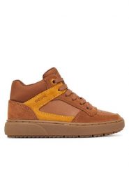 Geox Sneakersy J Theleven Boy J46LDC 05422 C6689 M Brązowy. Brązowe buty sportowe chłopięce Geox, ze skóry, bez zapięcia. Za 299.99 zł.