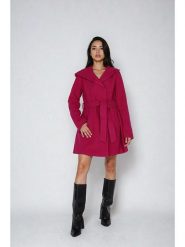 Jessica Simpson Płaszcz przejściowy w kolorze różowym rozmiar: XL. Różowe płaszcze damskie Jessica Simpson, xl, bez wzorów, z tkaniny. Za 217.99 zł.