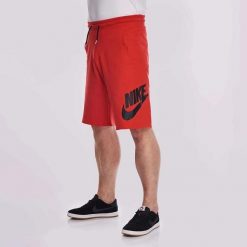Nike Spodenki Męskie Sportowe Sportswear. Czerwone szorty męskie Nike, na lato, bez wzorów, sportowe. Za 176.00 zł.