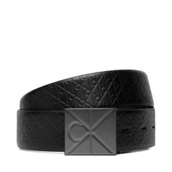 Pasek Męski Calvin Klein. Czarne paski męskie CALVIN KLEIN, bez wzorów. Za 339.99 zł.