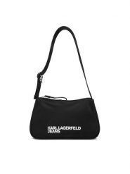 Karl Lagerfeld Jeans Torebka A3W30350 Czarny. Czarne torebki klasyczne damskie Karl Lagerfeld Jeans, bez wzorów, z jeansu, bez dodatków. Za 509.99 zł.