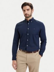 Tommy Hilfiger Koszula Pop Small MW0MW43321 Granatowy Regular Fit. Niebieskie koszule męskie Tommy Hilfiger, m, bez wzorów, z bawełny, bez kołnierzyka, bez ramiączek. Za 409.99 zł.