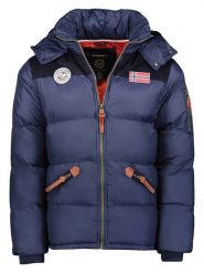 Geographical Norway Kurtka zimowa "Celian" w kolorze granatowym rozmiar: XL. Niebieskie kurtki męskie Geographical Norway, na zimę, xl, bez wzorów, bez kaptura. Za 261.05 zł.