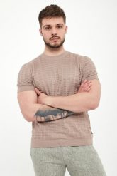 Sweter męski z krótkim rękawem Theor JOOP!. Swetry męskie Joop!, m, bez wzorów, bez kołnierzyka. Za 549.00 zł.