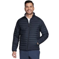 Kurtka sportowa męska Skechers GO Shield Altitude Reversible Jacket. Czarne kurtki treningowe męskie Skechers, m, bez wzorów, z materiału, trekkingowe. Za 279.99 zł.