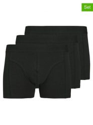 Jack & Jones Bokserki (3 pary) "Jacordinary" w kolorze czarnym rozmiar: S. Czarne bokserki męskie Jack & Jones, bez wzorów. Za 70.41 zł.