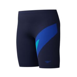 Spodenki pływackie męskie Speedo Hyperboom Jammer Junior. Niebieskie szorty męskie Speedo, bez wzorów. Za 135.99 zł.