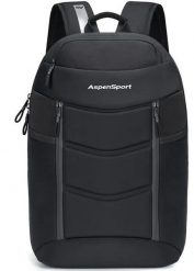 Plecak Aspensport 22 L Czarny. Czarne plecaki męskie Aspen, bez wzorów, z poliesteru. Za 106.19 zł.