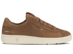 Sneakersy męskie K-Swiss Slammklub CC tenisówki buty sportowe brązowe. Brązowe trampki i tenisówki męskie K-Swiss, bez wzorów, bez zapięcia. Za 199.00 zł.