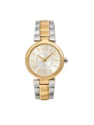 Armani Exchange Zegarek Audelle AX4406 Srebrny. Szare, analogowe zegarki damskie Armani Exchange, srebrne. Za 889.99 zł.