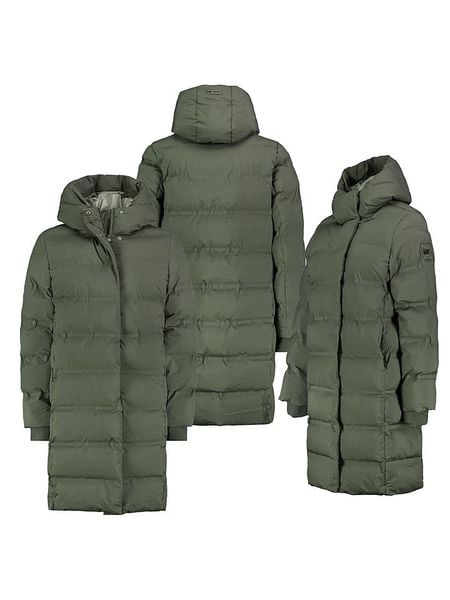 Sublevel Płaszcz zimowy w kolorze ciemnozielonym rozmiar: L. Zielone płaszcze damskie Sublevel, na zimę, l, bez wzorów, z puchu. Za 217.99 zł.