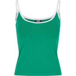 Damski tank top Urban Classics Contrast Basic (x2). Białe topy damskie Urban Classics, bez wzorów, bez kołnierzyka. Za 142.00 zł.