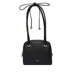 Torebka Furla. Czarne torebki klasyczne damskie Furla, bez wzorów, bez dodatków. Za 1,439.00 zł.