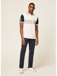 Hackett London Koszulka polo w kolorze kremowym rozmiar: XXL. Brązowe koszulki polo męskie Hackett London, xxl, bez wzorów, z bawełny, bez ramiączek. Za 228.38 zł.
