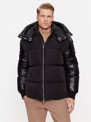 Boss Kurtka puchowa Dybes 50499800 Czarny Regular Fit. Czarne kurtki męskie Boss, m, bez wzorów, z puchu, bez kaptura. Za 2,329.00 zł.