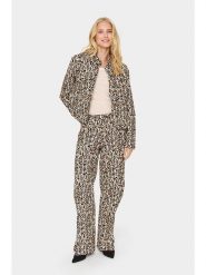 SAINT TROPEZ Kurtka koszulowa w kolorze beżowo-czarnym rozmiar: XS. Brązowe kurtki damskie Saint Tropez, xs, bez wzorów, bez kaptura. Za 126.99 zł.