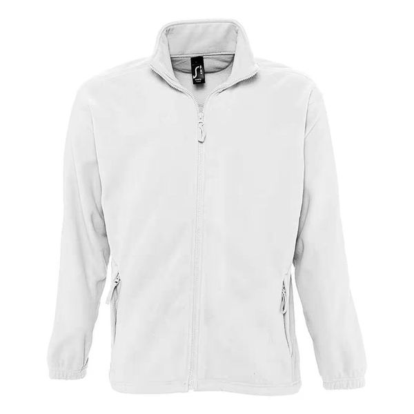 Damska Bluza Polarowa North Fleece Jacket. Białe bluzy bez kaptura damskie SOL'S, l, z polaru. Za 116.99 zł.