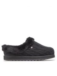 Skechers Kapcie BOBS Ice Angel 31204/BBK Czarny. Czarne kapcie damskie Skechers, z materiału. Za 199.99 zł.