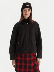 Hunter Kurtka przejściowa Leith HARW0065251 Czarny Oversize. Czarne kurtki damskie Hunter, m, bez wzorów, z bawełny, bez kaptura. Za 999.99 zł.