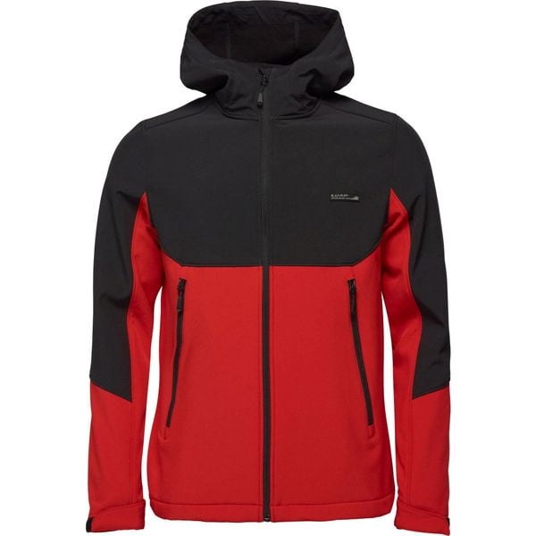 Kurtka softshell męska Glemo XLM2410, czerwona, L. Czarne kurtki męskie GLENMUIR, l, bez wzorów, z softshellu, bez kaptura. Za 219.89 zł.