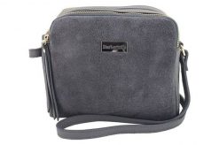 Listonoszka skórzana BARBERINI'S c. szara 710-28. Szare shopper bag damskie Barberinis, bez wzorów, ze skóry, na ramię, bez dodatków. Za 219.99 zł.