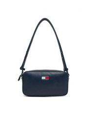 Tommy Jeans Torebka Tjw Ess Must Convertible Camera AW0AW17290 Granatowy. Niebieskie listonoszki damskie Tommy Jeans, bez wzorów, z jeansu, bez dodatków. Za 199.99 zł.